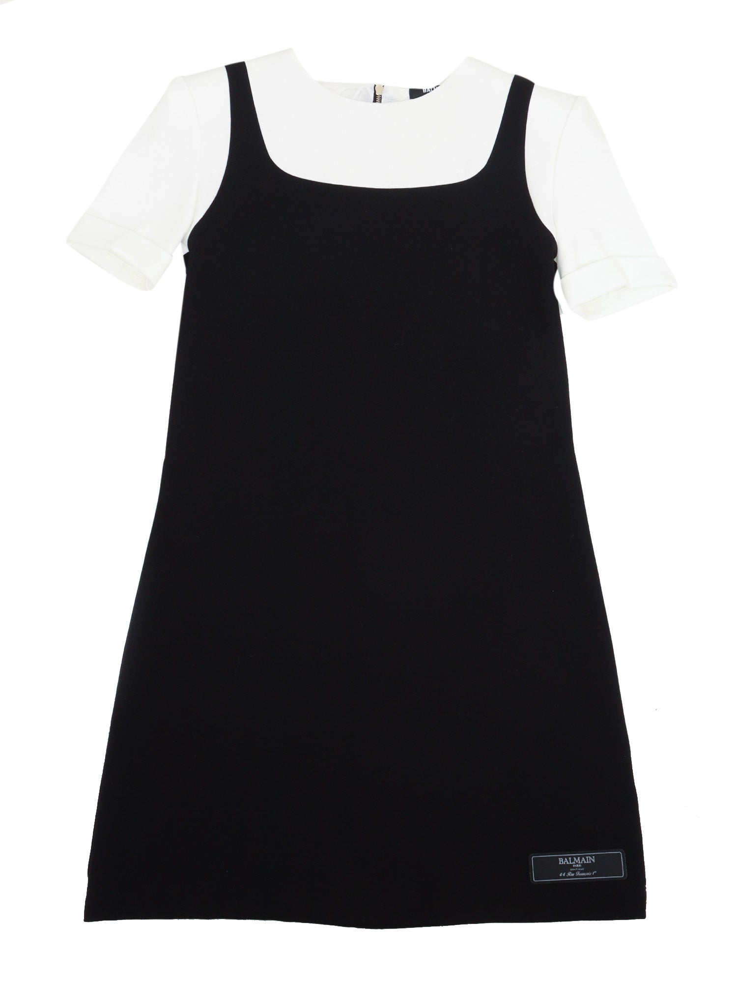 KNIT DRESS Black Viscose Polyamide Elastane