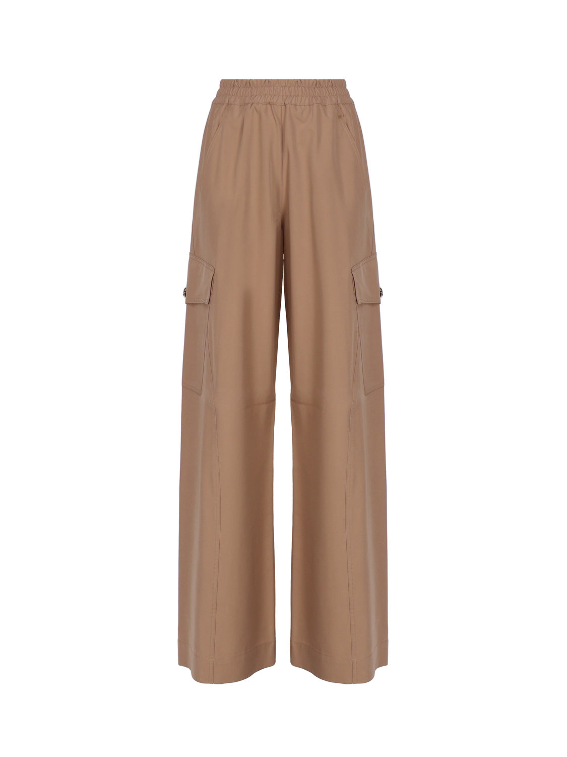 Pinko Trousers Brown Polyester