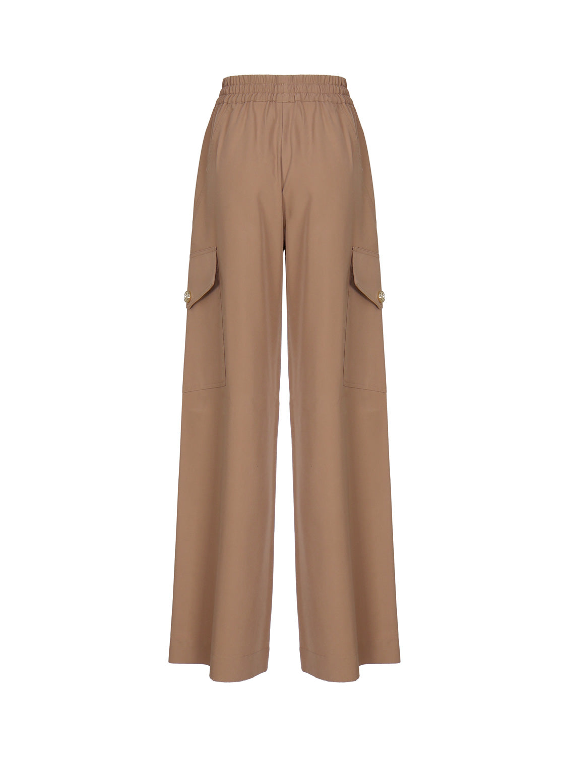 Pinko Trousers Brown Polyester