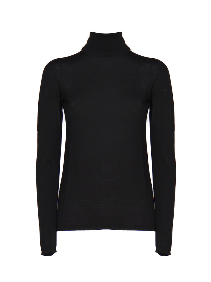 Max Mara Sweaters Black Virgin Wool
