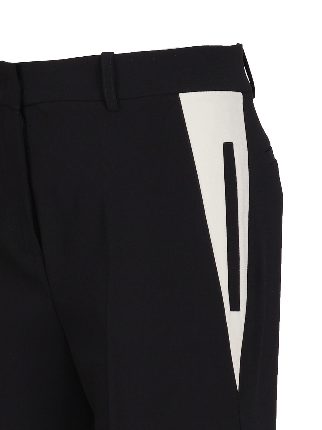 Pinko Trousers Nero/ecru