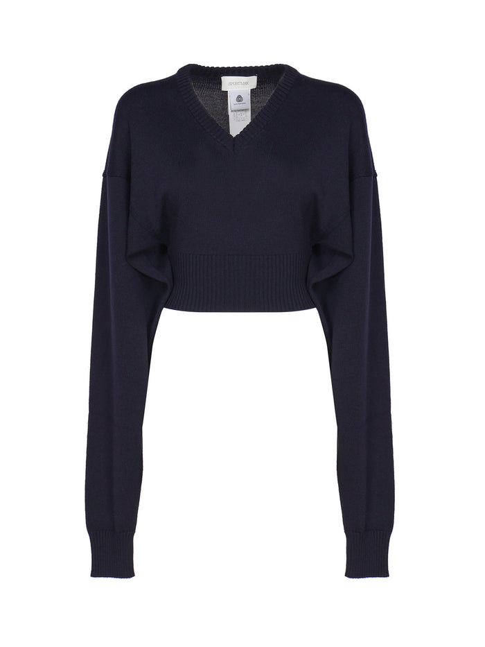 Sportmax Sweaters Blu Marino