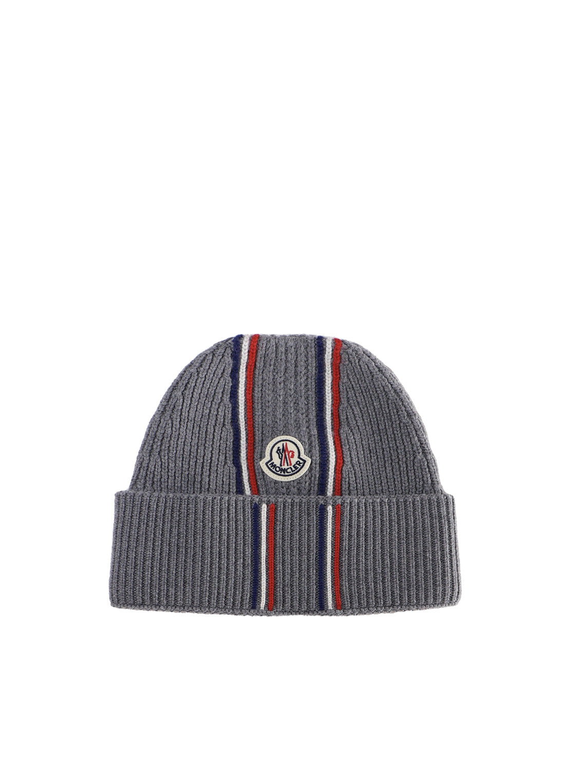 Moncler Hats Grey Virgin Wool