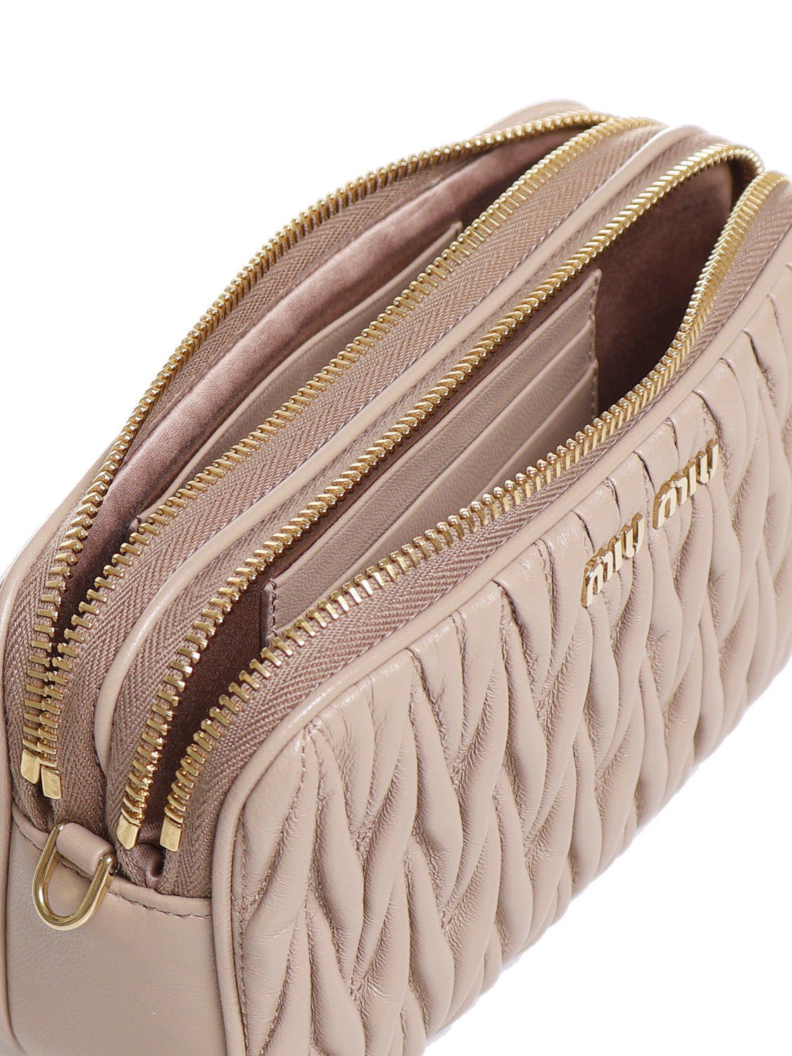 Miu Bags Beige Lambskin