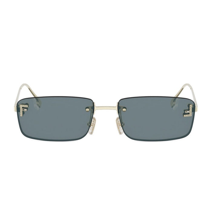 Fendi First Crystal Gold Metallo Sunglasses