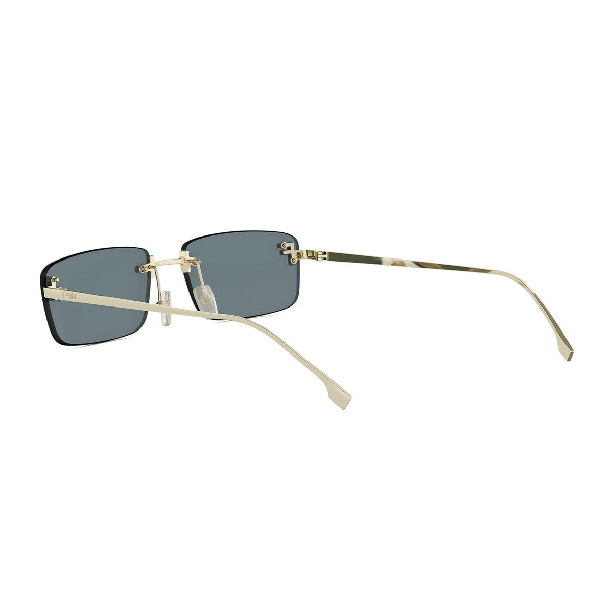 Fendi First Crystal Gold Metallo Sunglasses