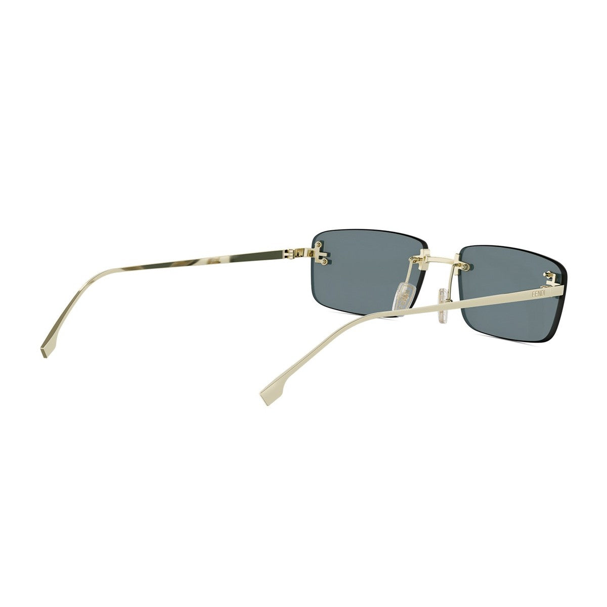 Fendi First Crystal Gold Metallo Sunglasses