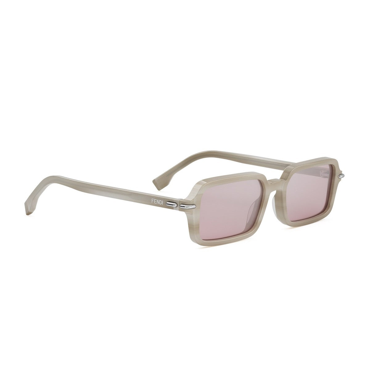 Fendi Selleria Light Brown Acetato Sunglasses