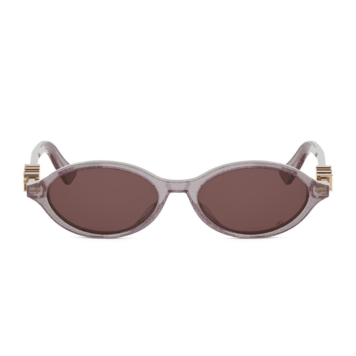 Diortreasure R1i Transparent Glitter Purple Acetato Sunglasses