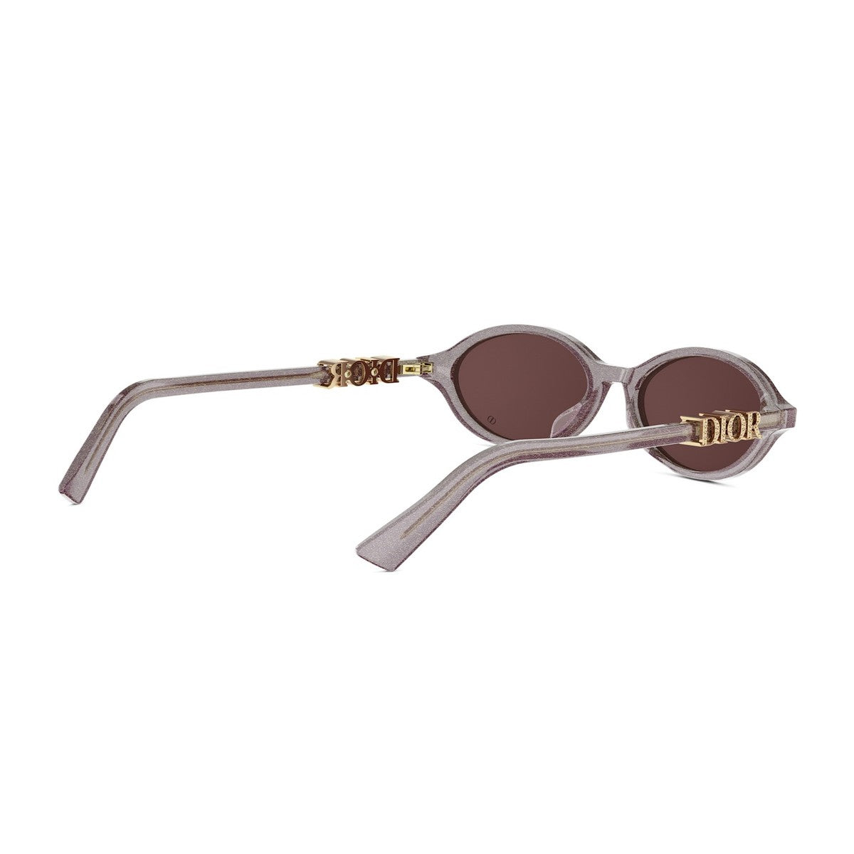 Diortreasure R1i Transparent Glitter Purple Acetato Sunglasses
