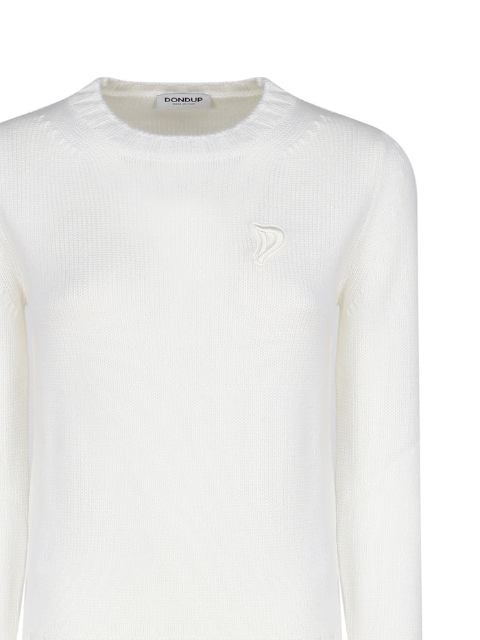 Dondup Sweaters White Wool