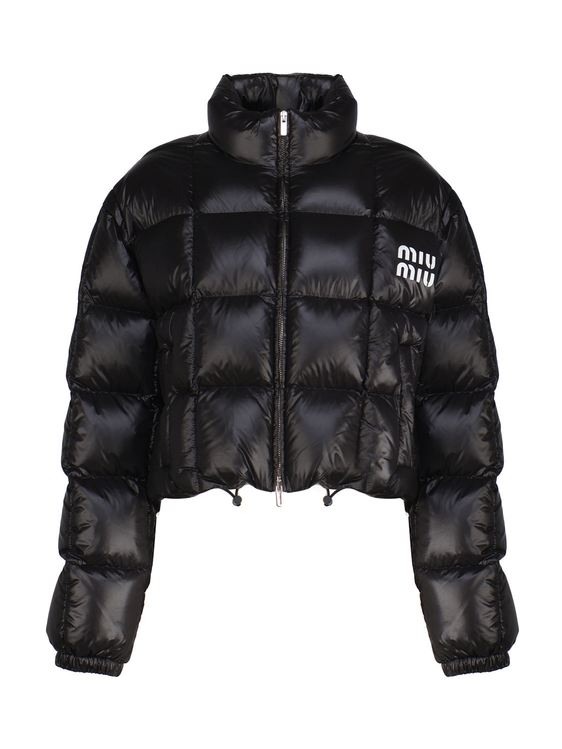 Miu Coats Black Polyamide