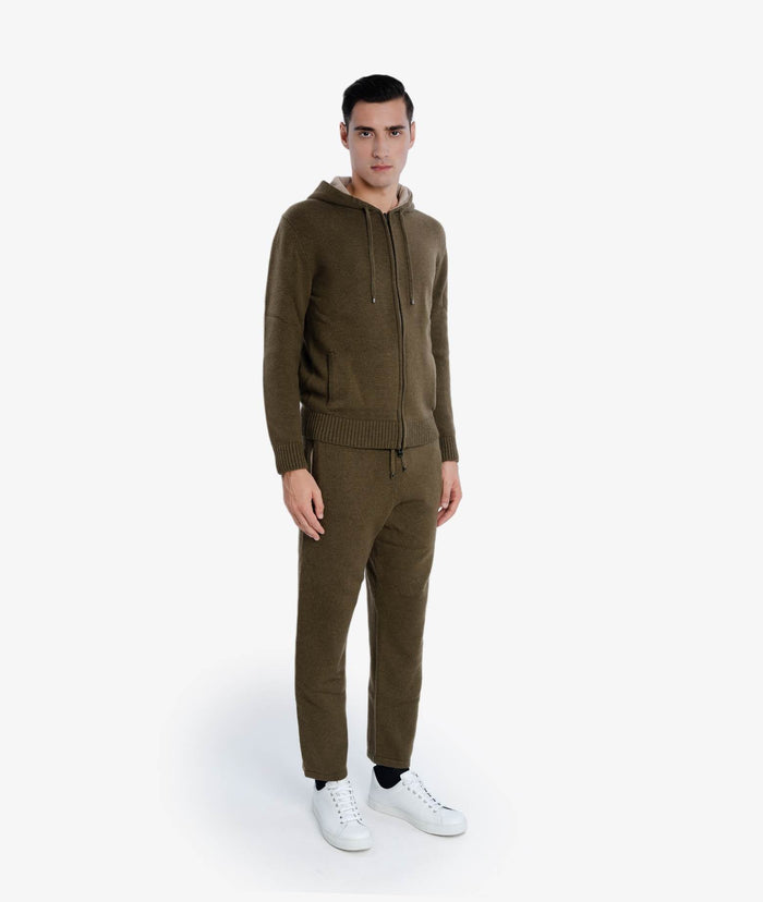 Cashmere Trousers Sasso Fratino Green Sportswear