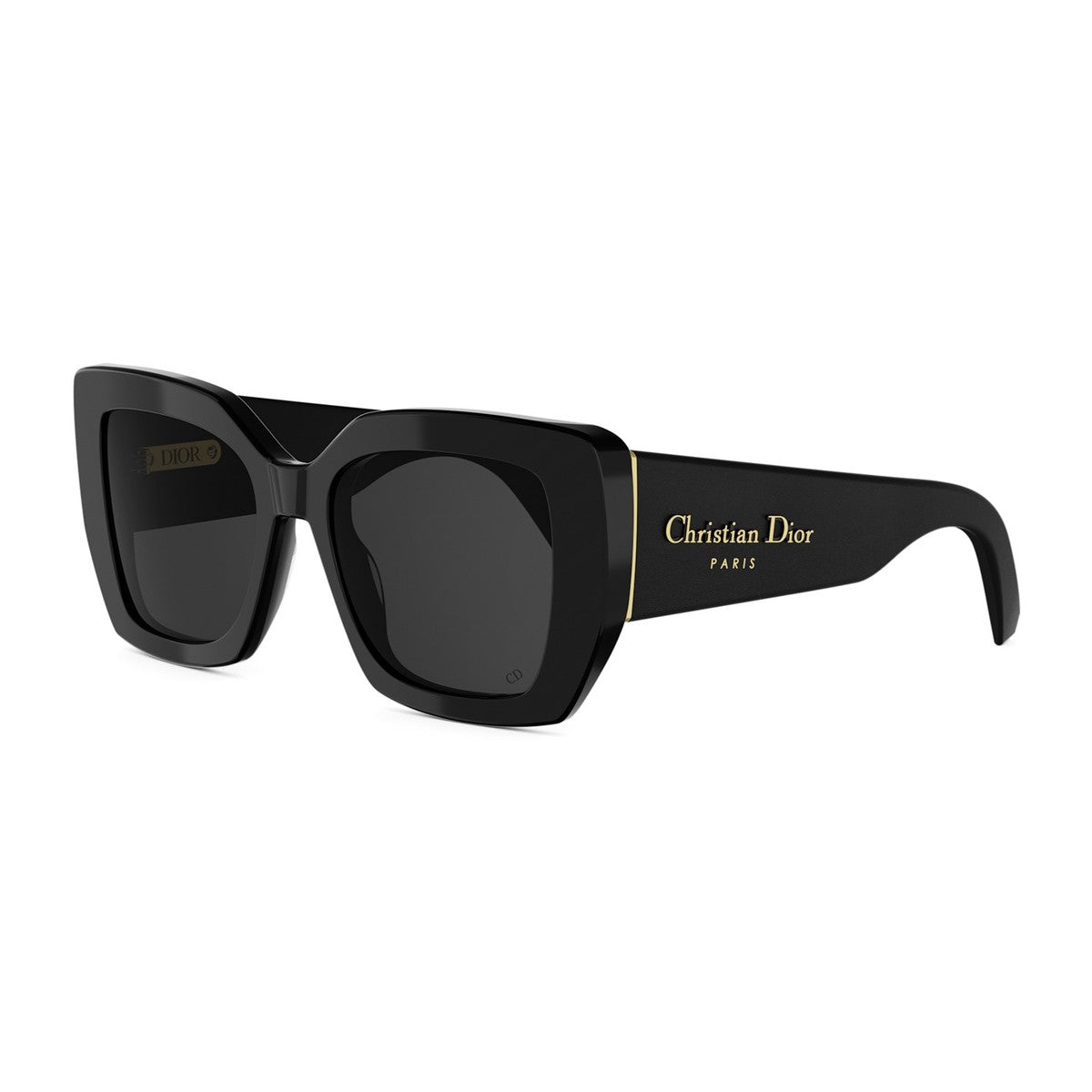 Diorombre S2i Black Acetato/pelle Sunglasses