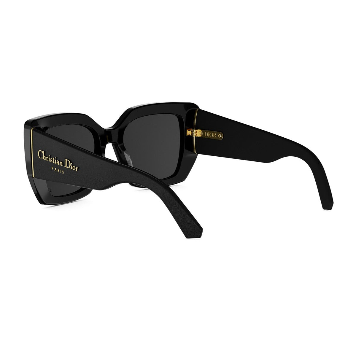 Diorombre S2i Black Acetato/pelle Sunglasses