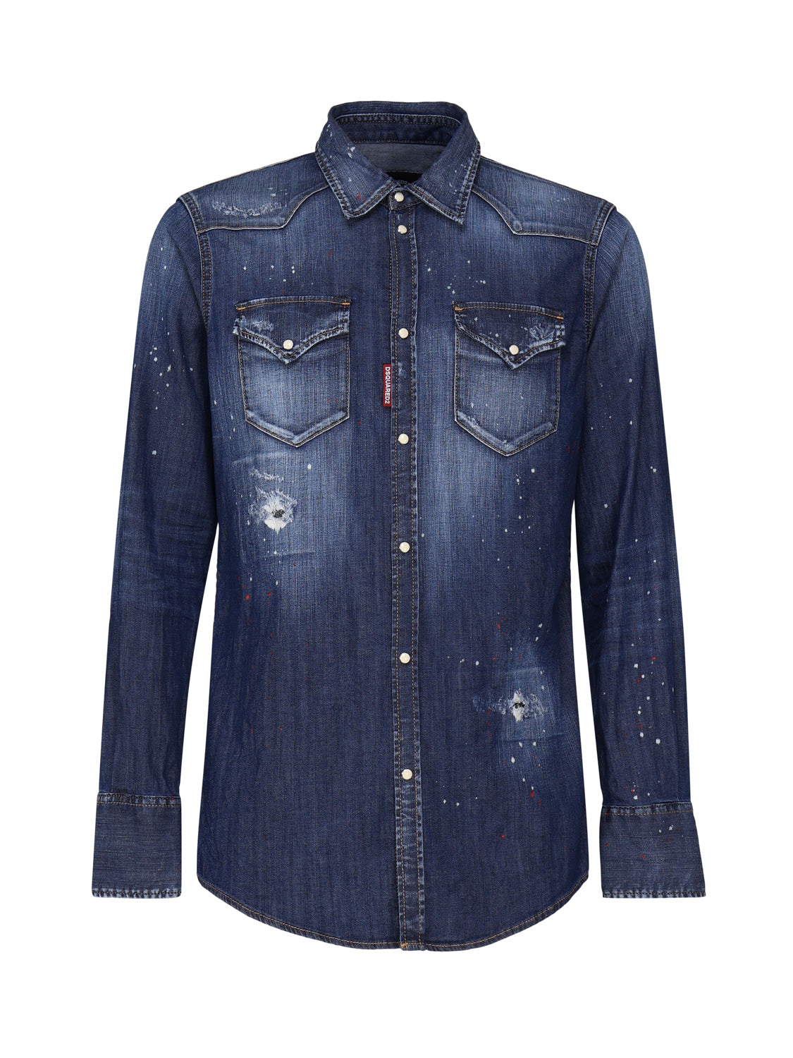 Dsquared2 Shirts Blue Cotton