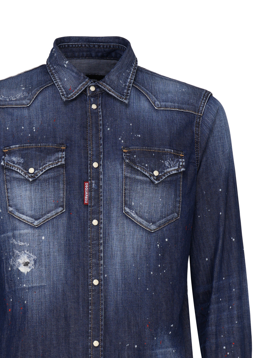 Dsquared2 Shirts Blue Cotton