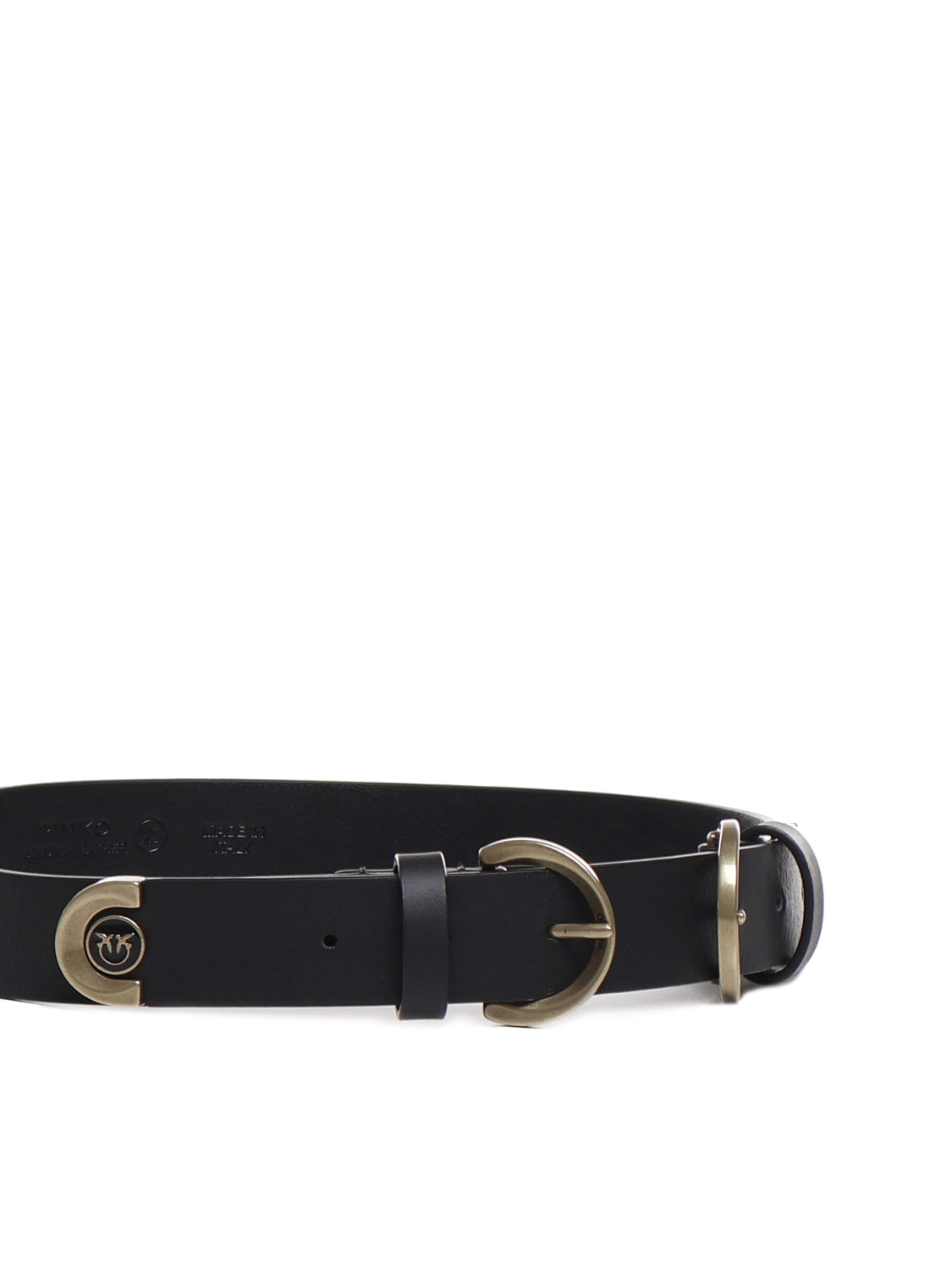 Pinko Belts Nero-antique Gold