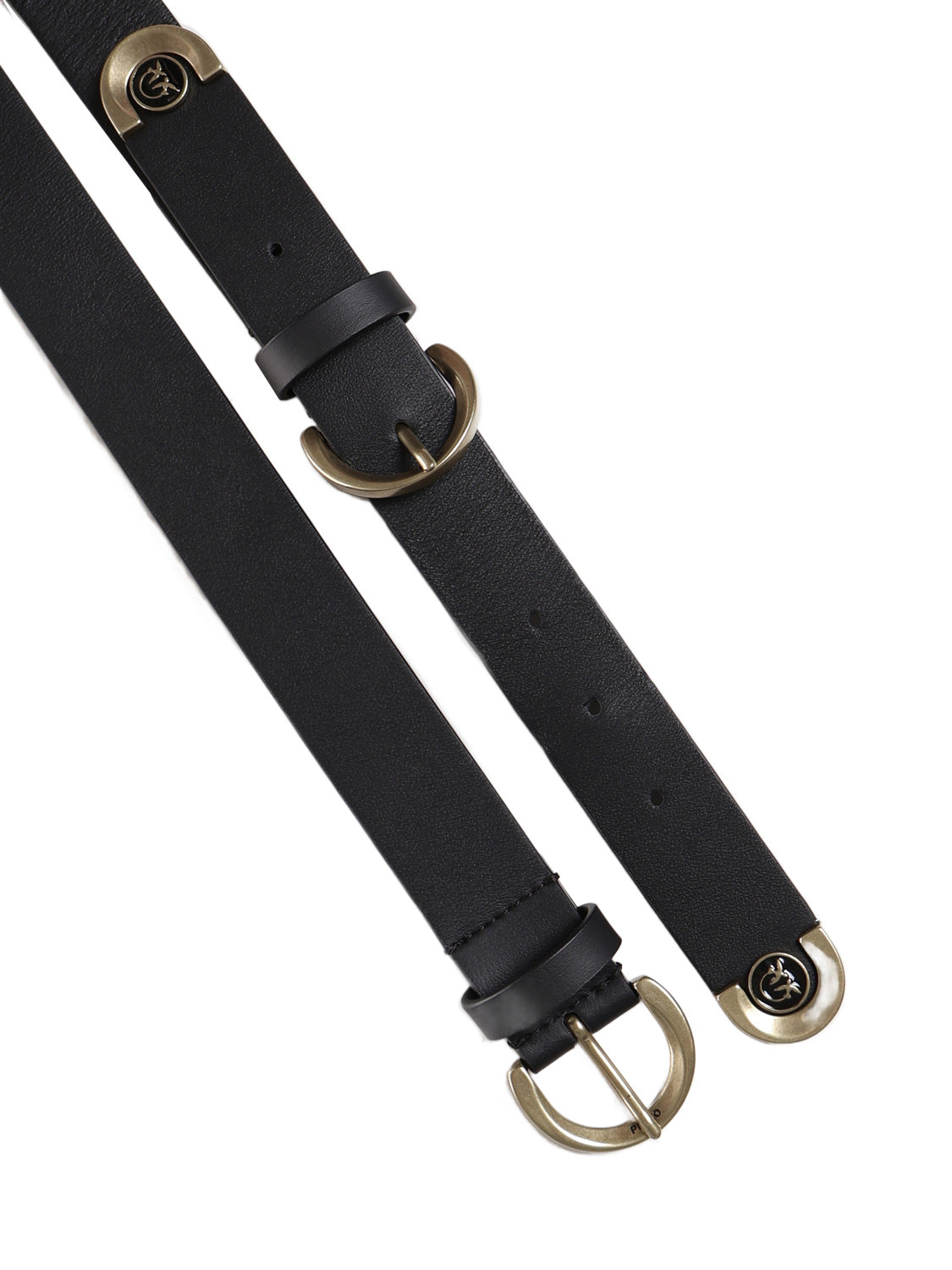 Pinko Belts Nero-antique Gold