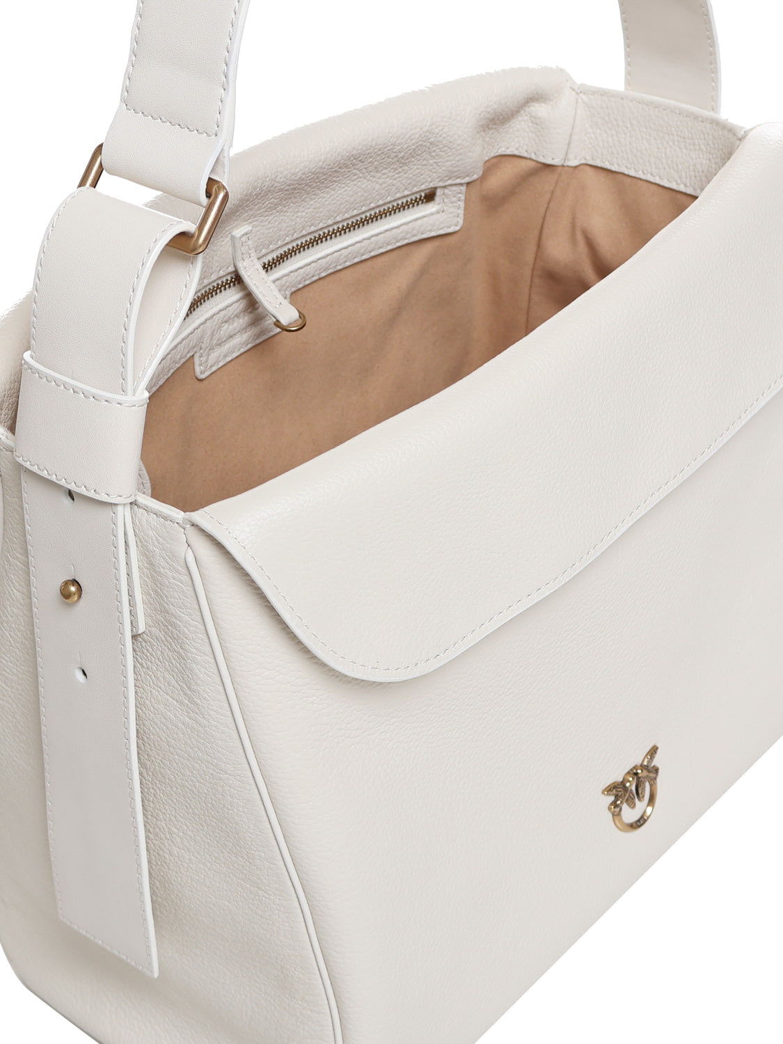 Pinko Bags White Calfskin