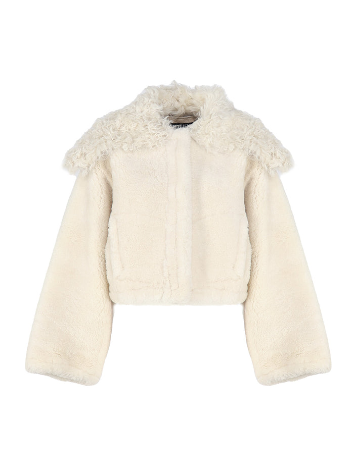 Jacquemus Coats White Lambskin
