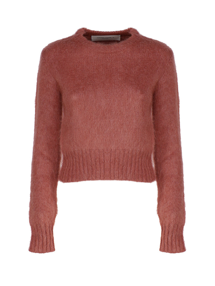 Golden Goose Sweaters Rust Mohair