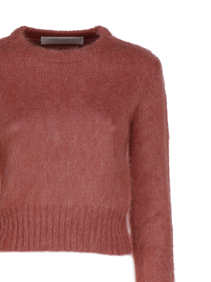 Golden Goose Sweaters Rust Mohair