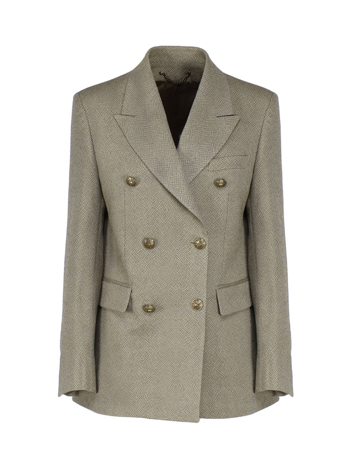 Golden Goose Jackets Green Wool