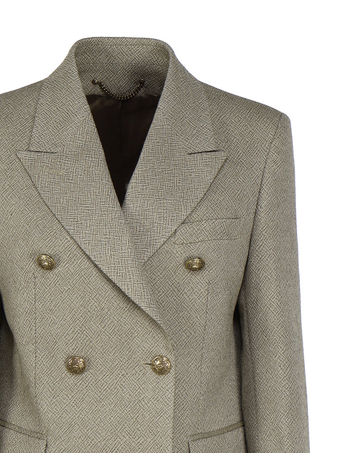Golden Goose Jackets Green Wool