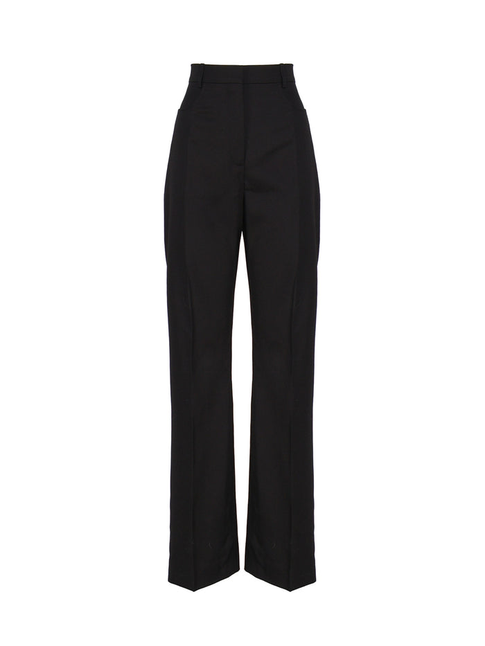 Jacquemus Trousers Black Cotton