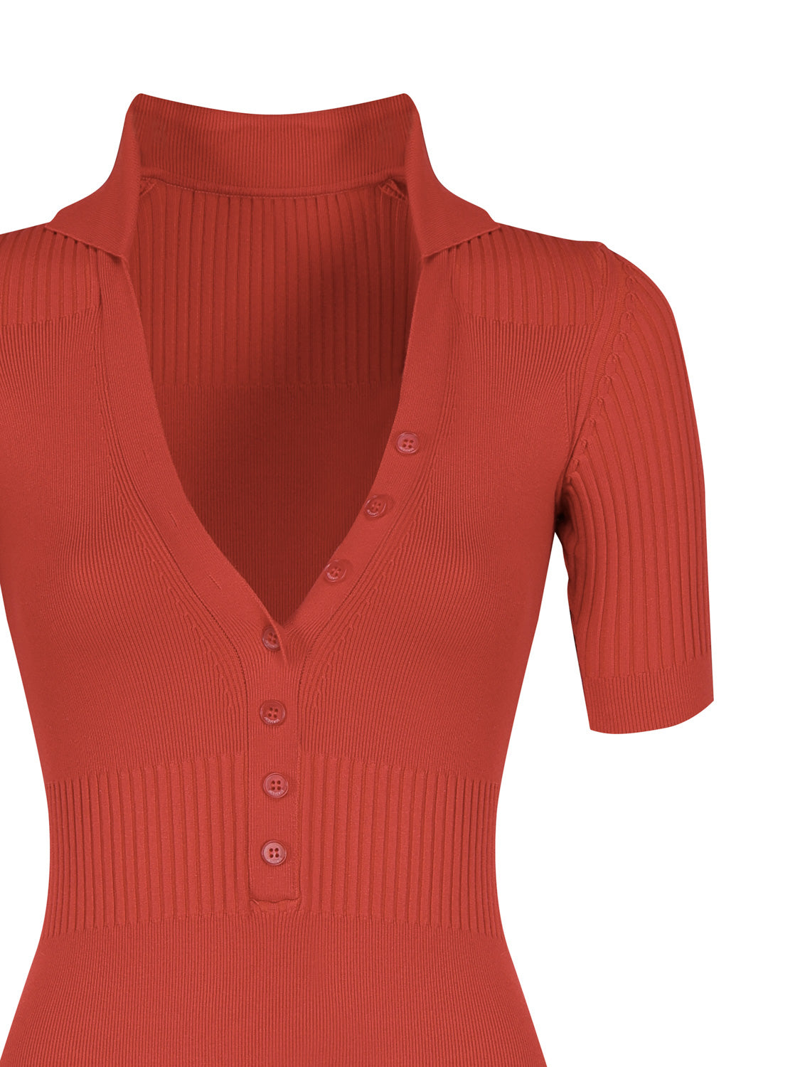 Jacquemus Top Dark Red Viscose Polyester
