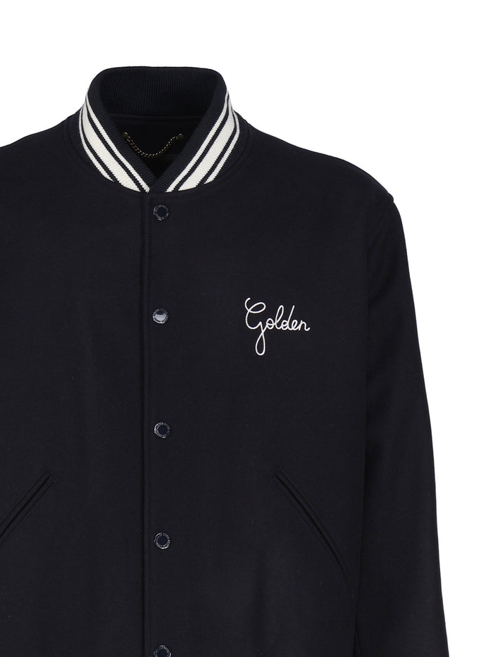 Golden Goose Coats Blue Virgin Wool