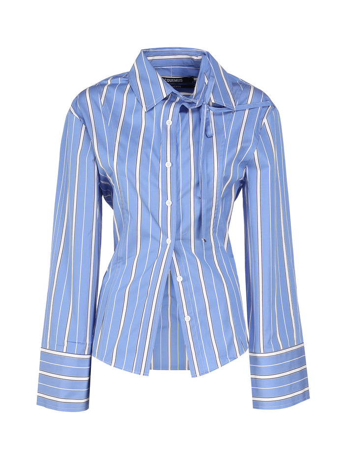 Jacquemus Shirts Blue Cotton