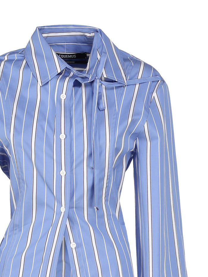 Jacquemus Shirts Blue Cotton
