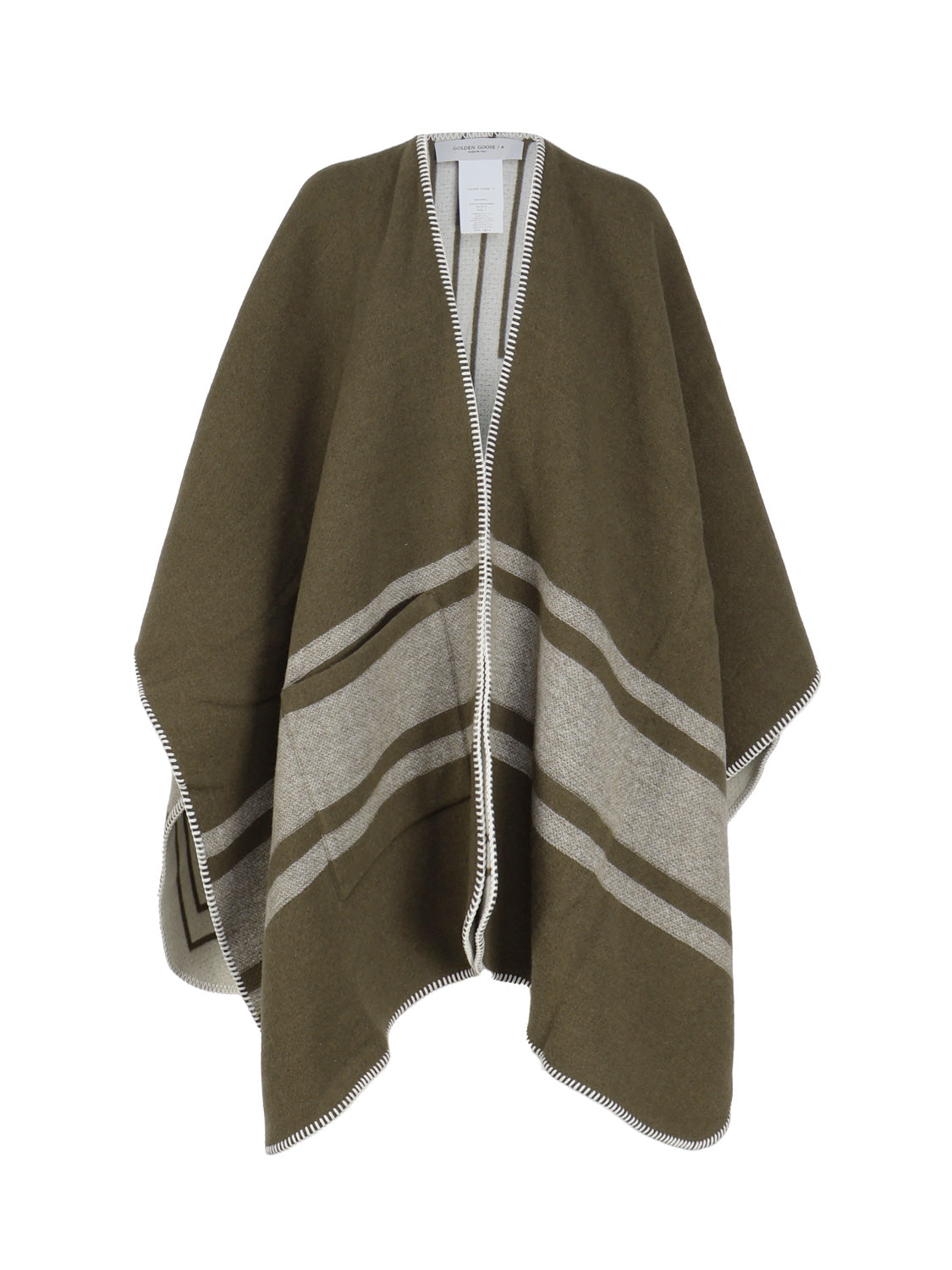 Golden Goose Jackets Green Wool