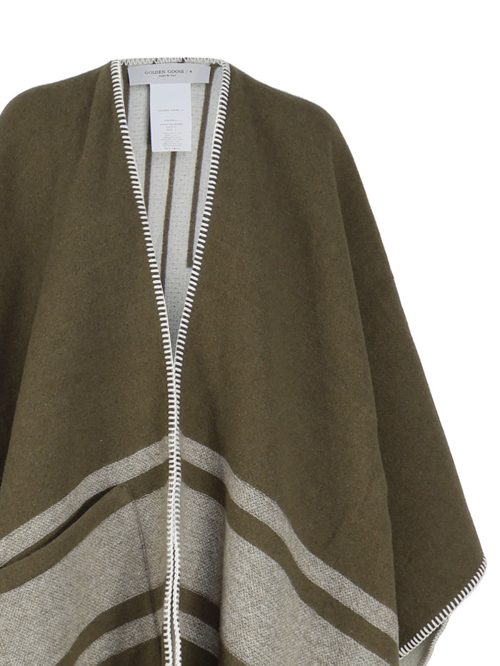 Golden Goose Jackets Green Wool