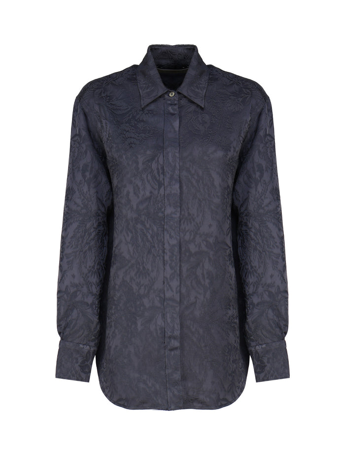 Golden Goose Shirts Ombre Blue Viscose