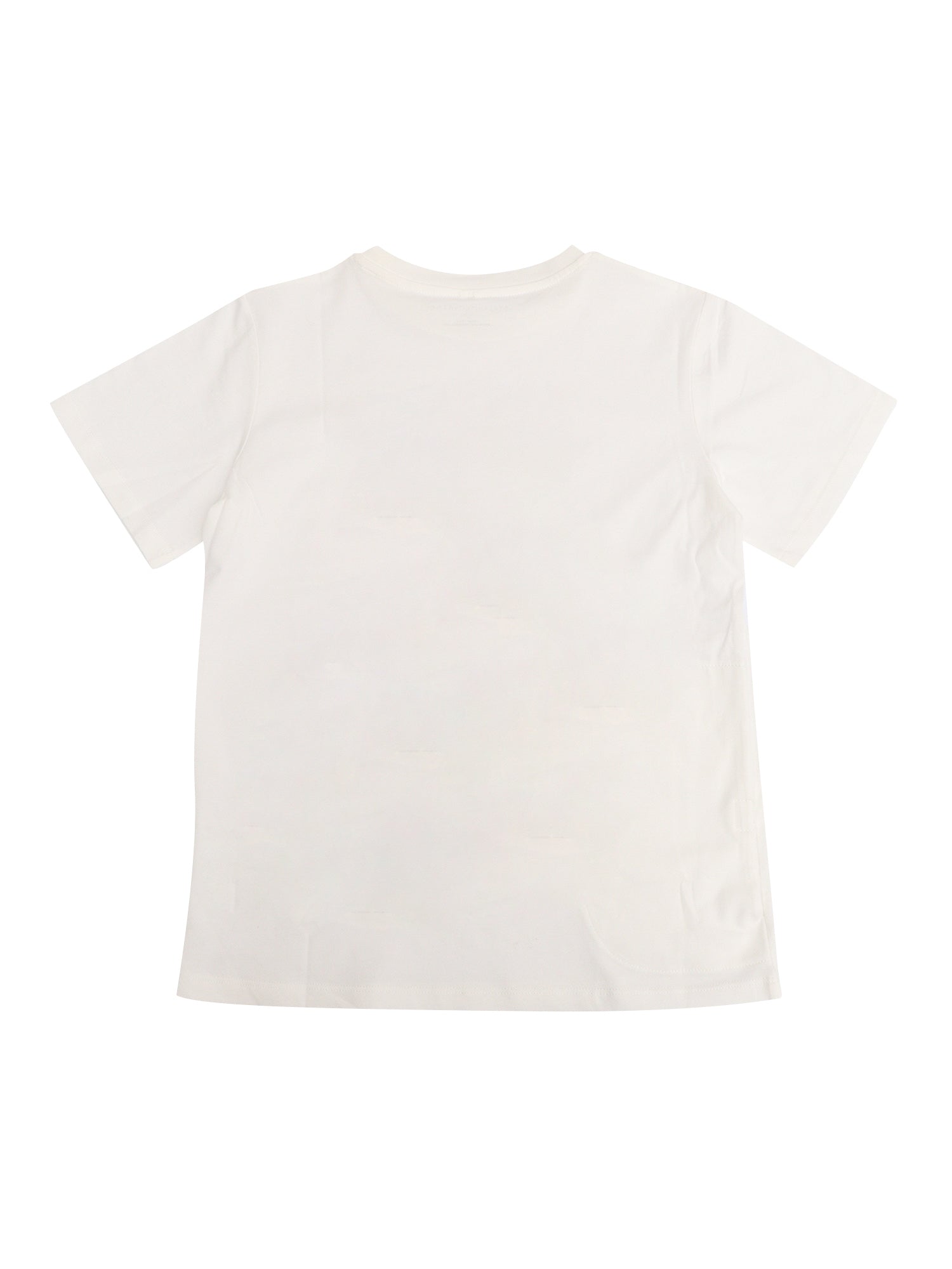 T-SHIRT-TOP White Cotton Short Sleeves T-shirt