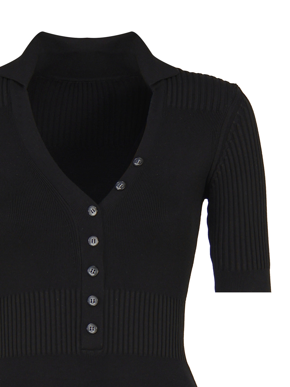 Jacquemus Top Black Viscose Polyester