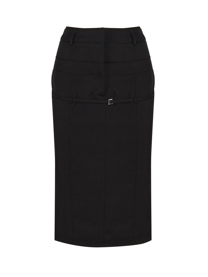 Jacquemus Skirts Black Virgin Wool