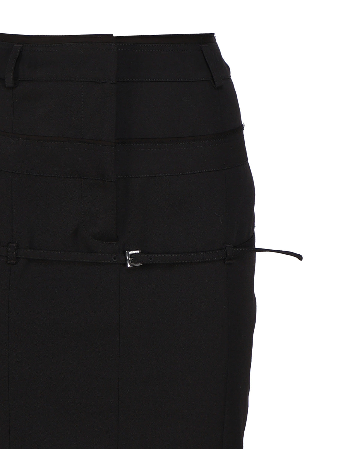 Jacquemus Skirts Black Virgin Wool
