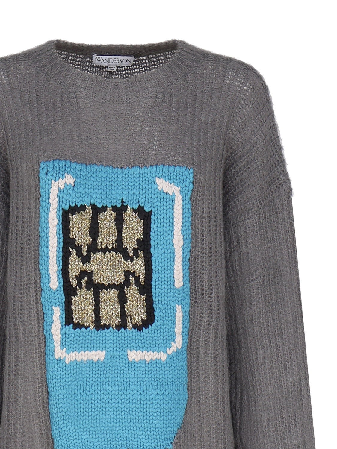 Jw Anderson Sweaters Grey Wool