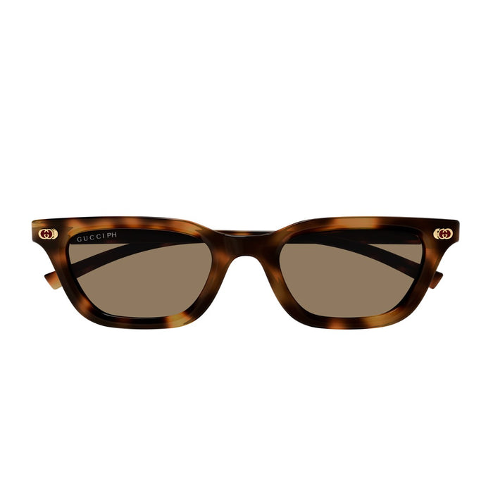 Gucci Gg1944s Linea Institutional Logo Havana Acetato Riciclato Sunglasses
