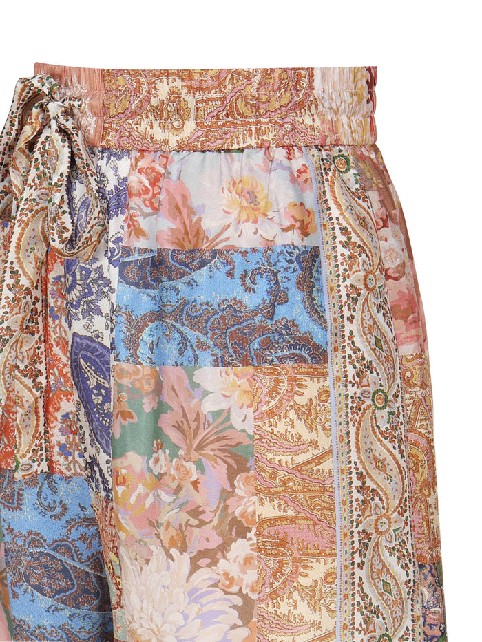 Zimmermann Trousers Multicolour Silk
