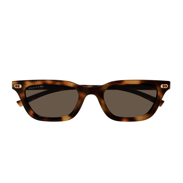 Gucci Gg1944s Linea Institutional Logo Havana Acetato Riciclato Sunglasses