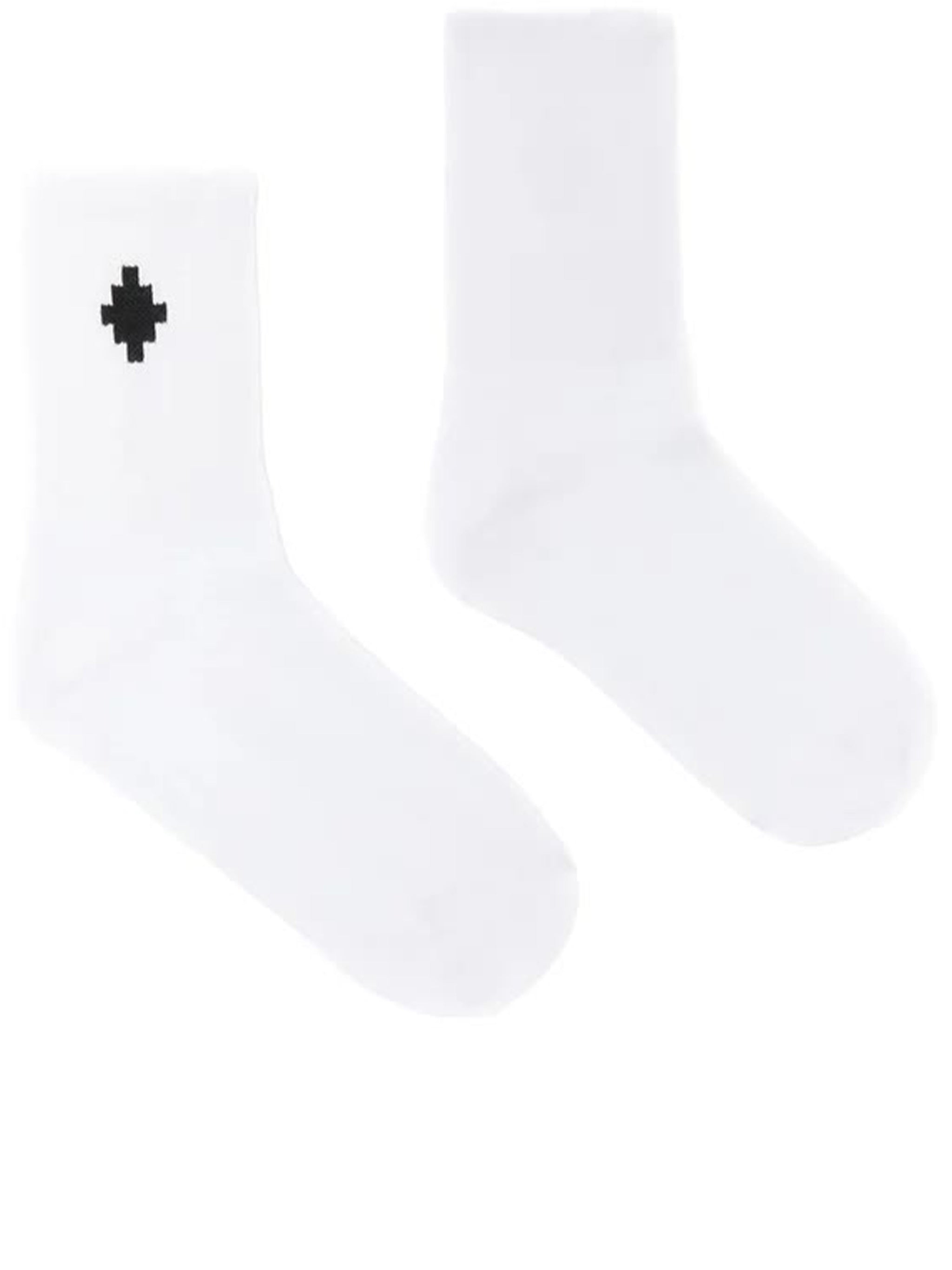Cross Sideway Short Socks White Intimo