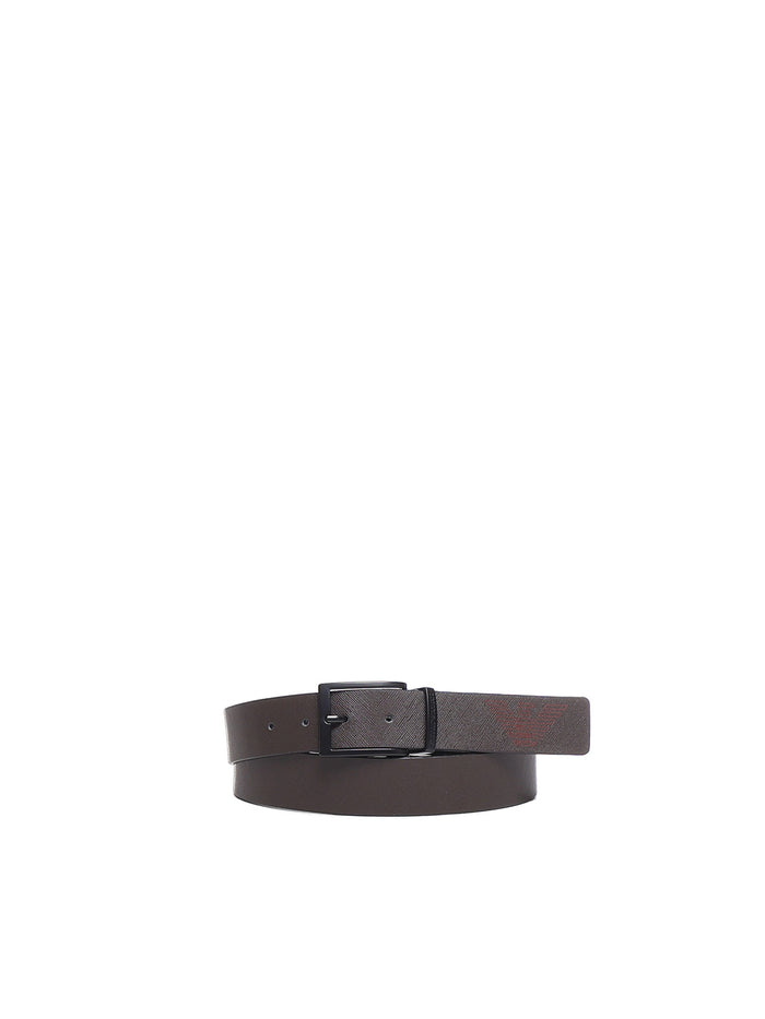 Emporio Armani Belts Green Cowskin