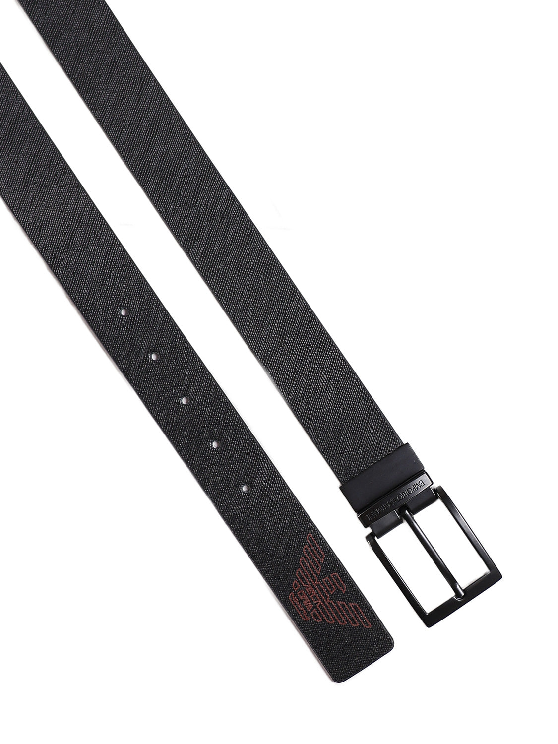 Emporio Armani Belts Black Cowskin