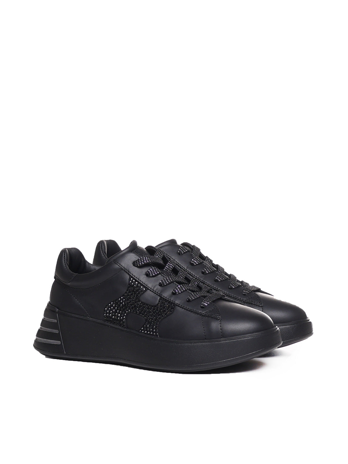 Hogan Sneakers Black Leather