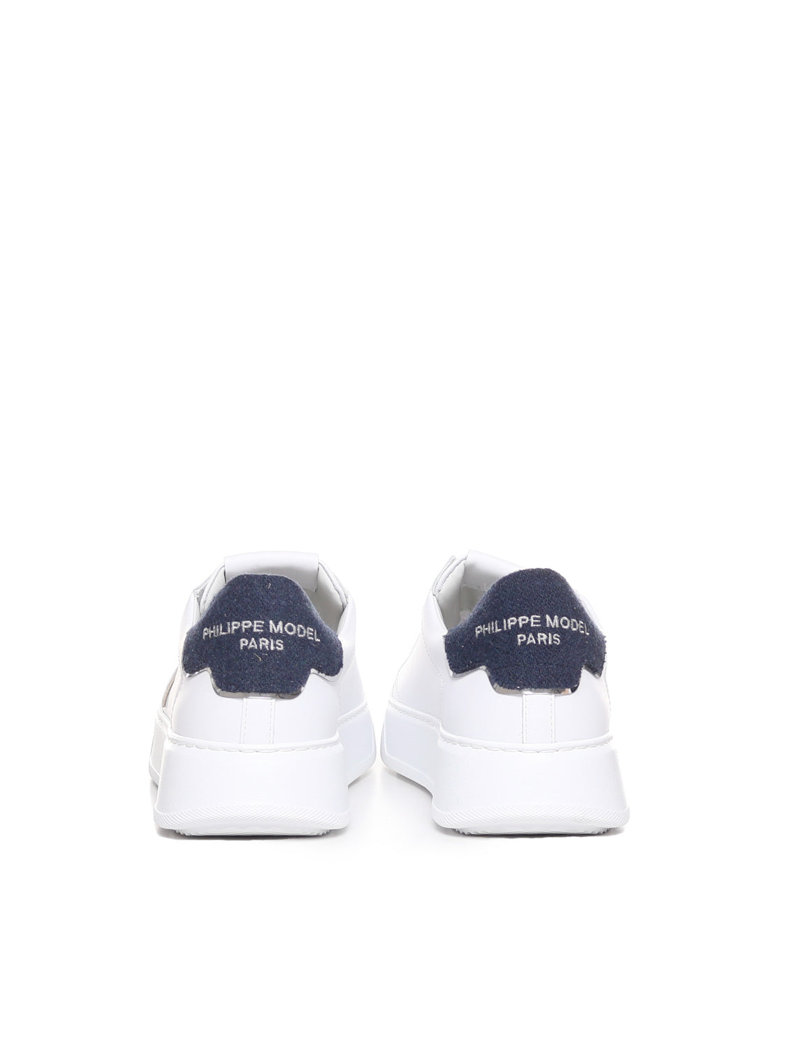 Philippe Model Sneakers White, Blue Leather
